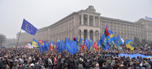 UKRAINE-EU-OPPOSITION-PROTEST